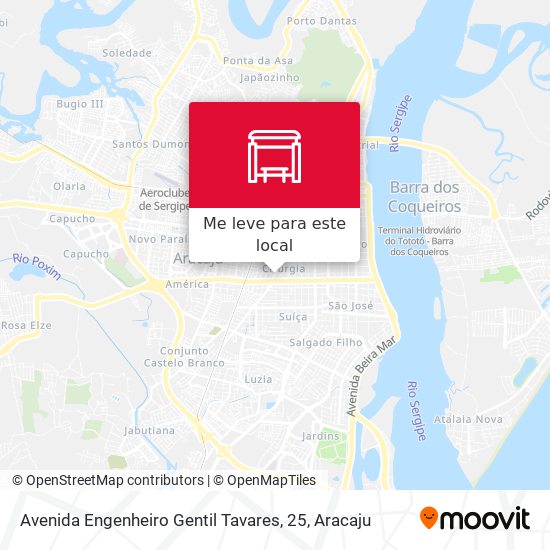 Avenida Engenheiro Gentil Tavares, 25 mapa