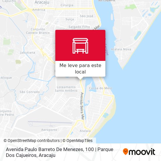 Avenida Paulo Barreto De Menezes, 100 | Parque Dos Cajueiros mapa