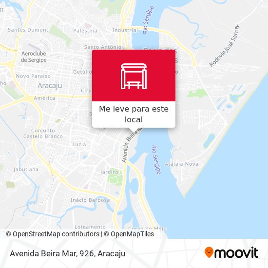 Avenida Beira Mar, 926 mapa