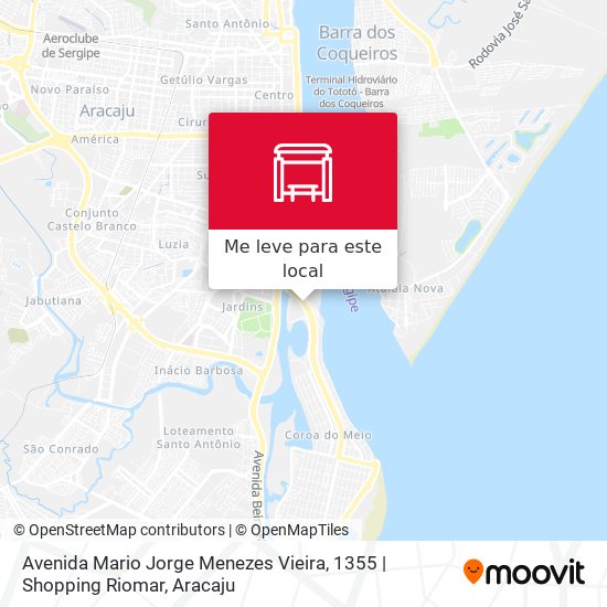 Avenida Mario Jorge Menezes Vieira, 1355 | Shopping Riomar mapa