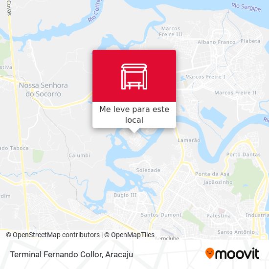 Terminal Fernando Collor mapa