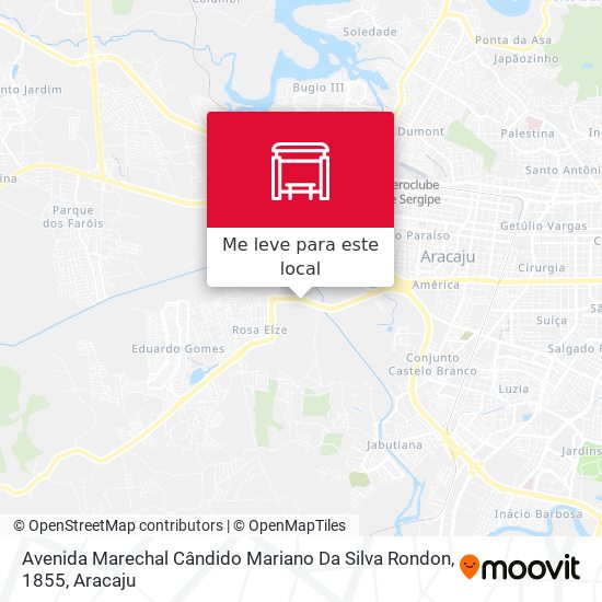 Avenida Marechal Cândido Mariano Da Silva Rondon, 1855 mapa