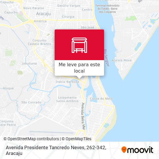 Avenida Presidente Tancredo Neves, 262-342 mapa