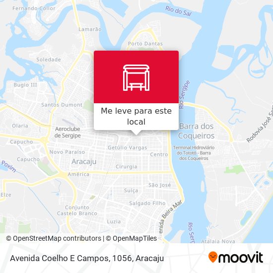 Avenida Coelho E Campos, 1056 mapa