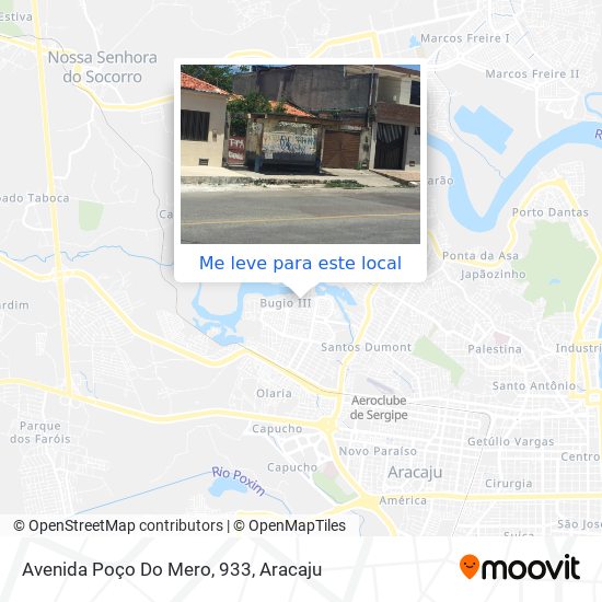 Avenida Poço Do Mero, 933 mapa