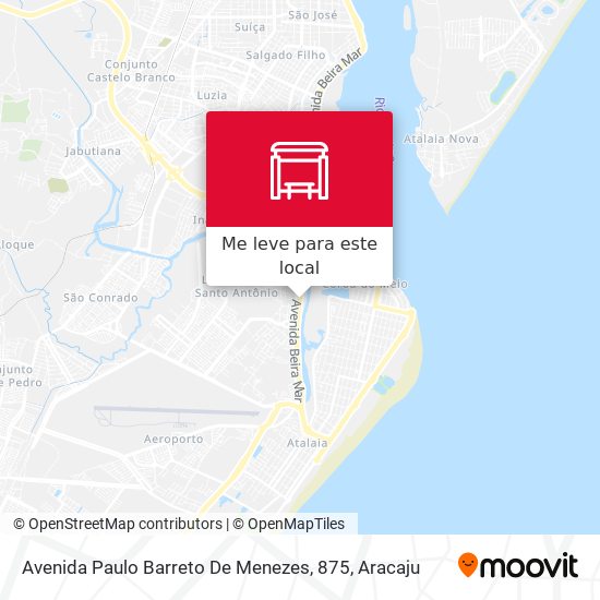 Avenida Paulo Barreto De Menezes, 875 mapa