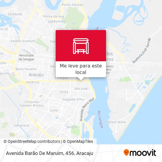 Avenida Barão De Maruim, 456 mapa