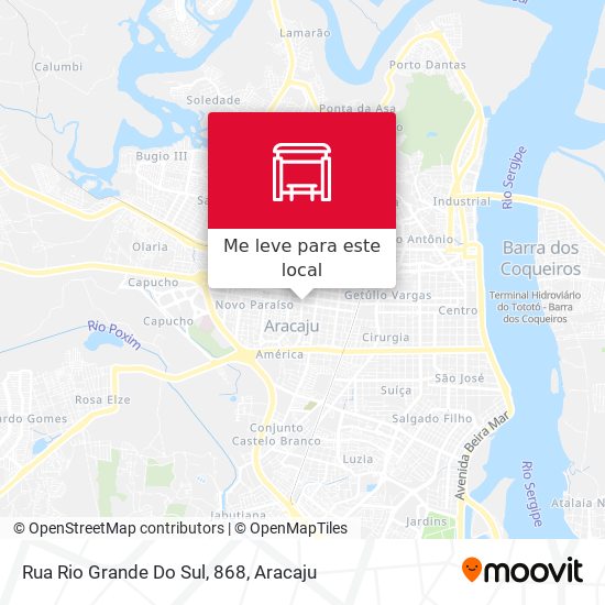 Rua Rio Grande Do Sul, 868 mapa