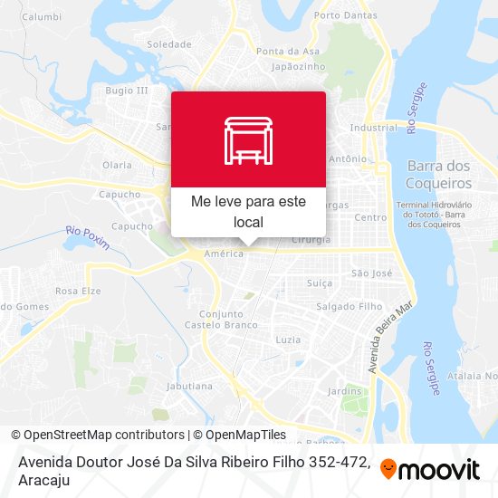 Avenida Doutor José Da Silva Ribeiro Filho 352-472 mapa