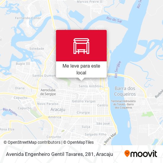 Avenida Engenheiro Gentil Tavares, 281 mapa