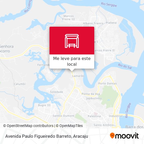 Avenida Paulo Figueiredo Barreto mapa