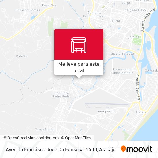 Avenida Francisco José Da Fonseca, 1600 mapa