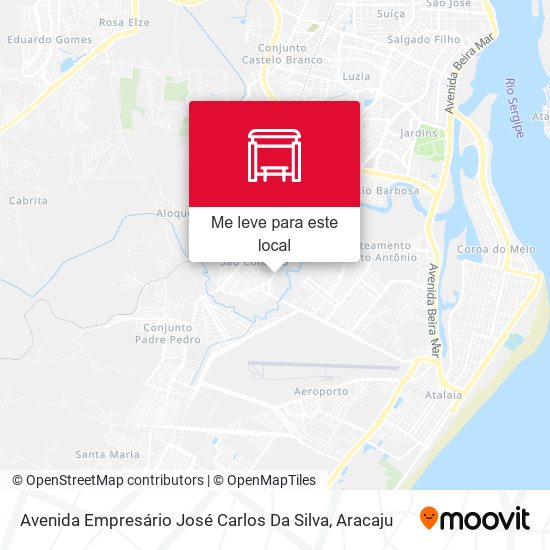 Avenida Empresário José Carlos Da Silva mapa