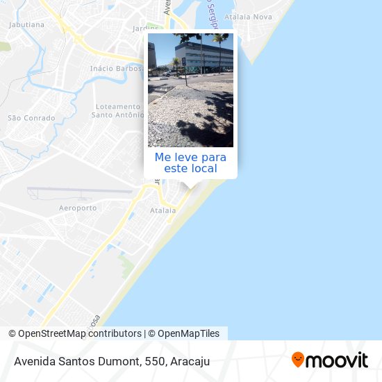 Avenida Santos Dumont, 550 mapa