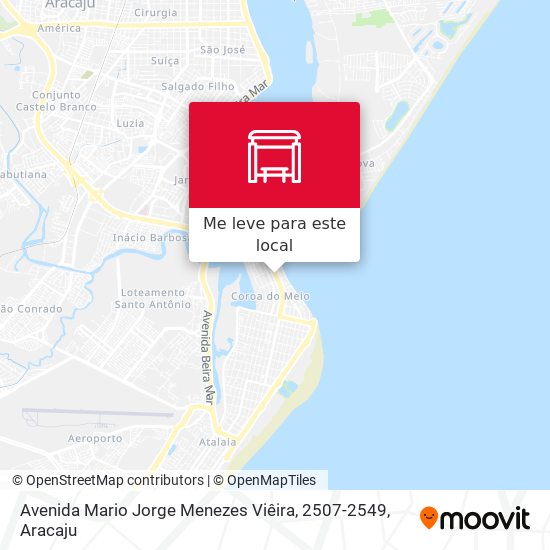 Avenida Mario Jorge Menezes Viêira, 2507-2549 mapa