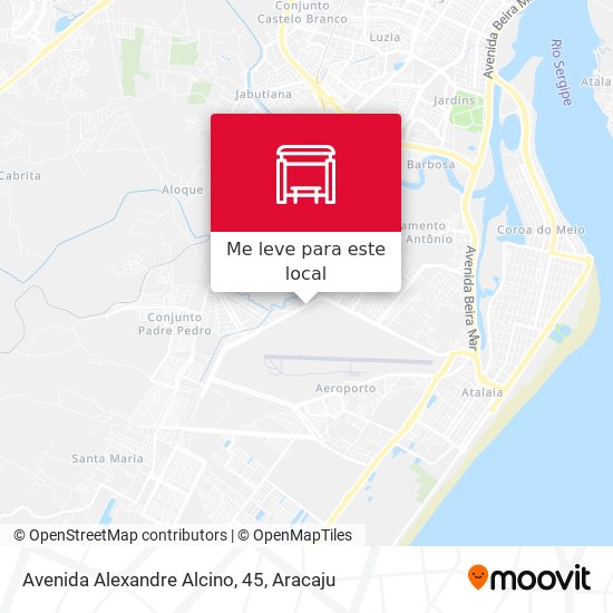 Avenida Alexandre Alcino, 45 mapa