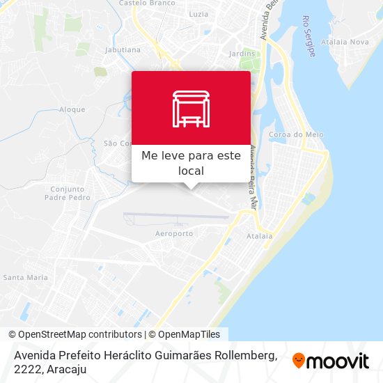 Avenida Prefeito Heráclito Guimarães Rollemberg, 2222 mapa