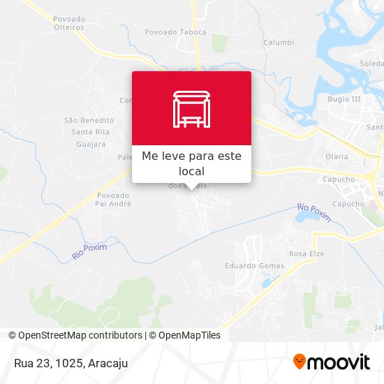 Rua 23, 1025 mapa