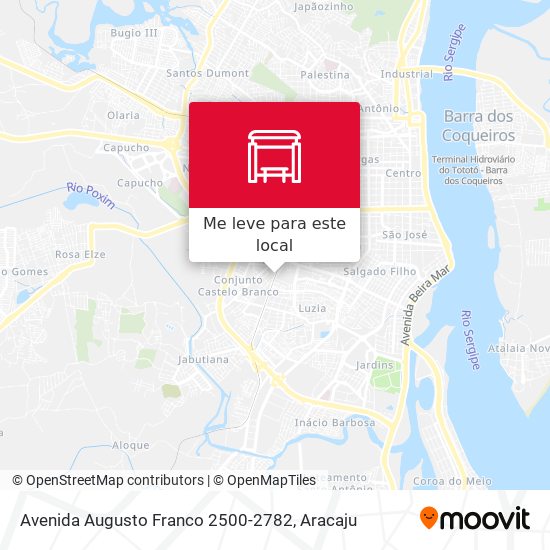 Avenida Augusto Franco 2500-2782 mapa