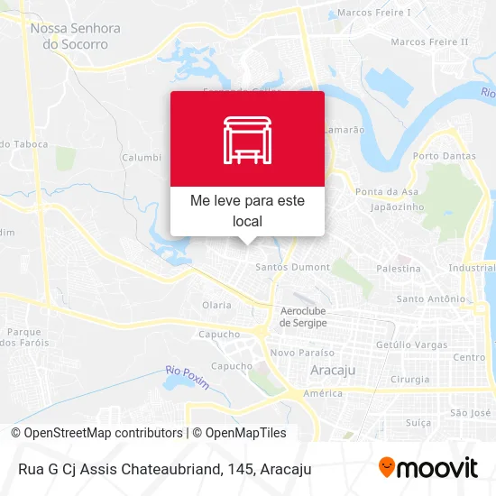 Rua G Cj Assis Chateaubriand, 145 mapa