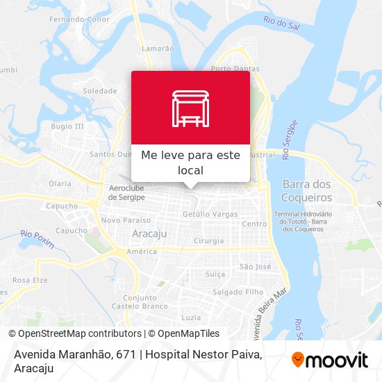 Avenida Maranhão, 671 | Hospital Nestor Paiva mapa