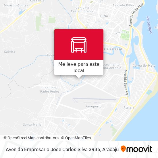 Avenida Empresário José Carlos Silva 3935 mapa