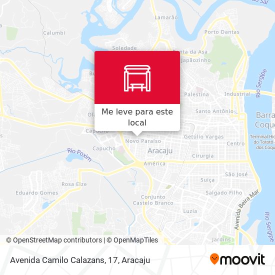 Avenida Camilo Calazans, 17 mapa