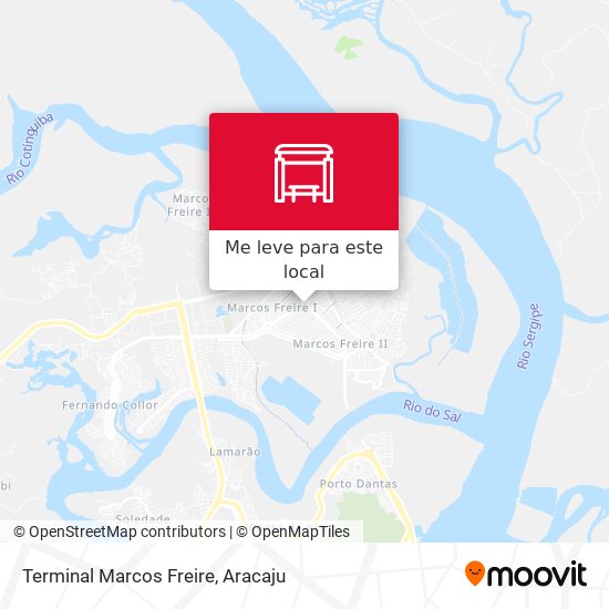 Terminal Marcos Freire mapa