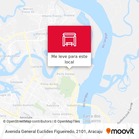 Avenida General Euclides Figueiredo, 2101 mapa