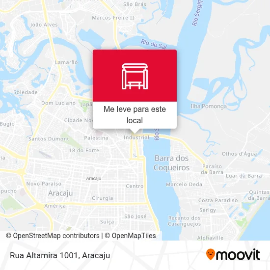 Rua Altamira 1001 mapa