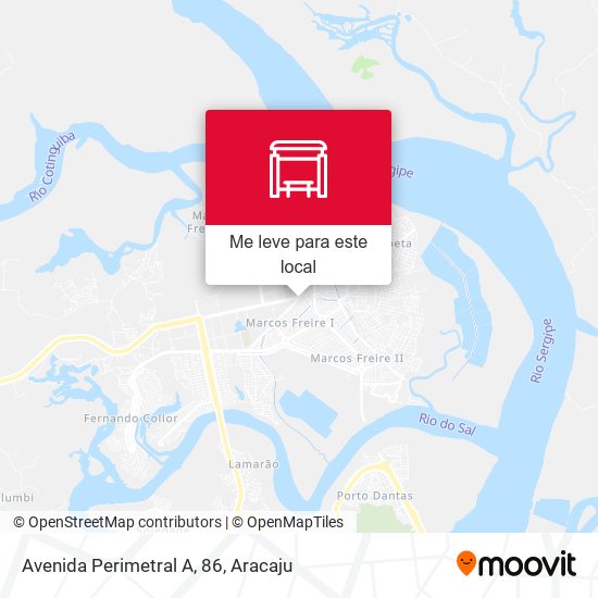 Avenida Perimetral A, 86 mapa