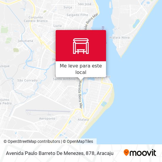 Avenida Paulo Barreto De Menezes, 878 mapa