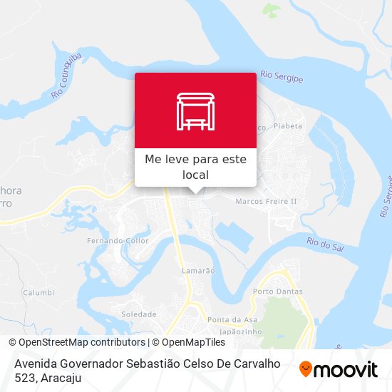 Avenida Governador Sebastião Celso De Carvalho 523 mapa