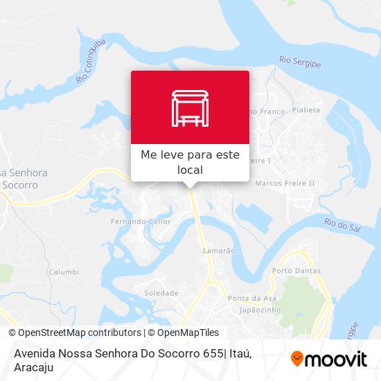 Avenida Nossa Senhora Do Socorro 655| Itaú mapa