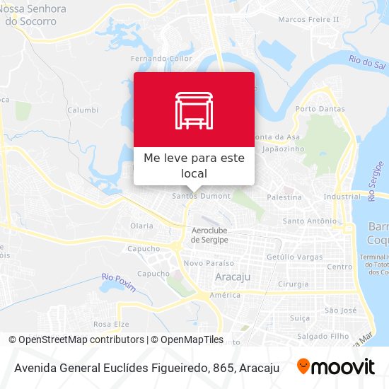 Avenida General Euclídes Figueiredo, 865 mapa