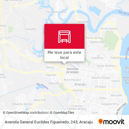 Avenida General Euclídes Figueiredo, 243 mapa