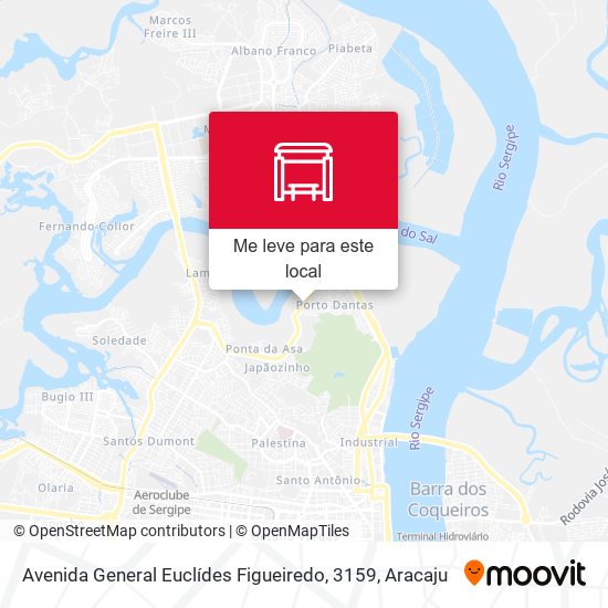 Avenida General Euclídes Figueiredo, 3159 mapa