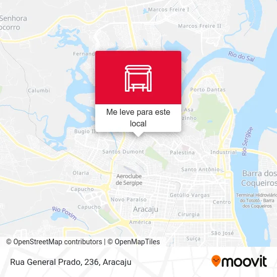 Rua General Prado, 236 mapa