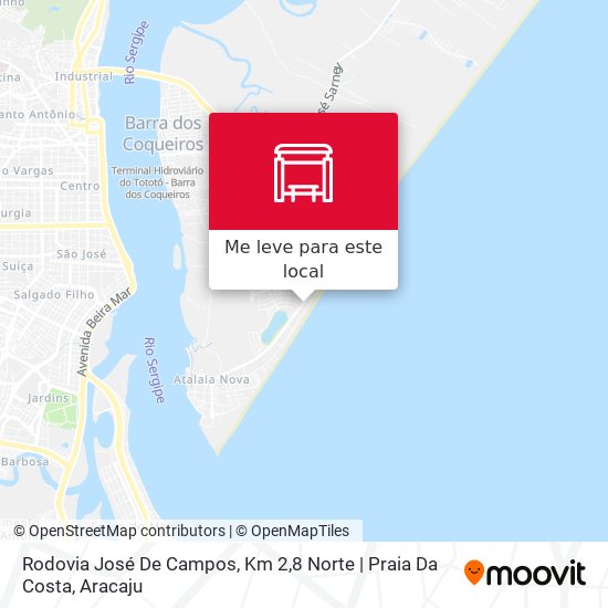 Rodovia José De Campos, Km 2,8 Norte | Praia Da Costa mapa