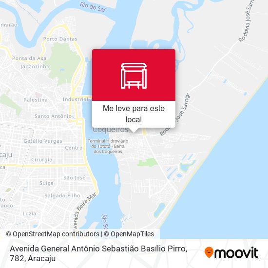 Avenida General Antônio Sebastião Basílio Pirro, 782 mapa