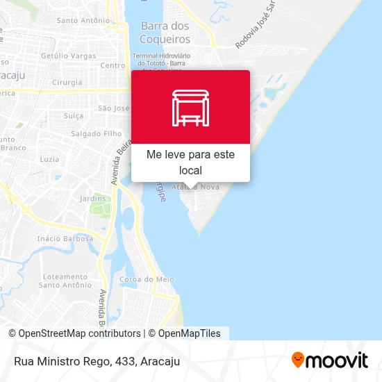 Rua Ministro Rego, 433 mapa