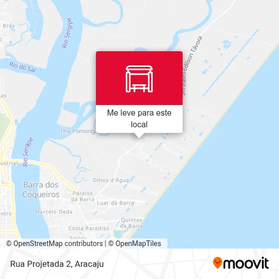Rua Projetada 2 mapa