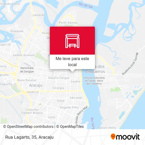 Rua Lagarto, 35 mapa