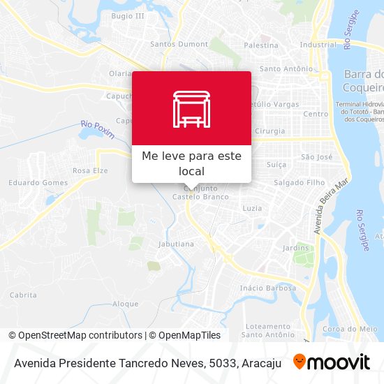 Avenida Presidente Tancredo Neves, 5033 mapa