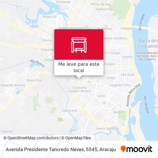 Avenida Presidente Tancredo Neves, 5545 mapa