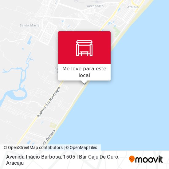 Avenida Inácio Barbosa, 1505 | Bar Caju De Ouro mapa