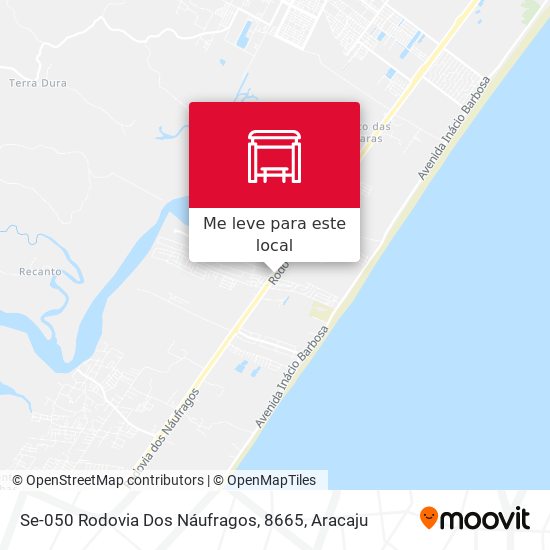 Se-050 Rodovia Dos Náufragos, 8665 mapa