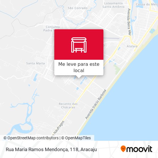 Rua Maria Ramos Mendonça, 118 mapa