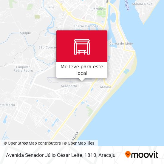 Avenida Senador Júlio César Leite, 1810 mapa