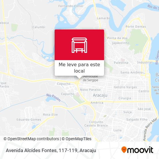 Avenida Alcídes Fontes, 117-119 mapa